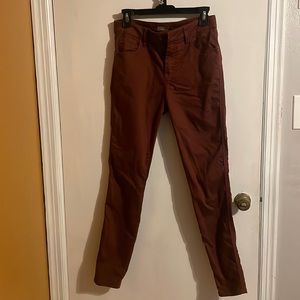 Prana rust red mid-rise pants 6
